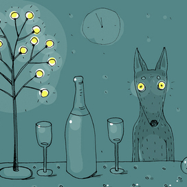 2327 New Christmas garland in the my home 