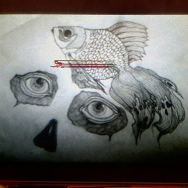 Психея(старая работа,карандаш,оригинал утерян,норм фото тож)