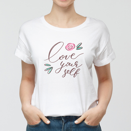 Леттеринг дизайн для футболки