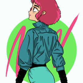 80's anime style
