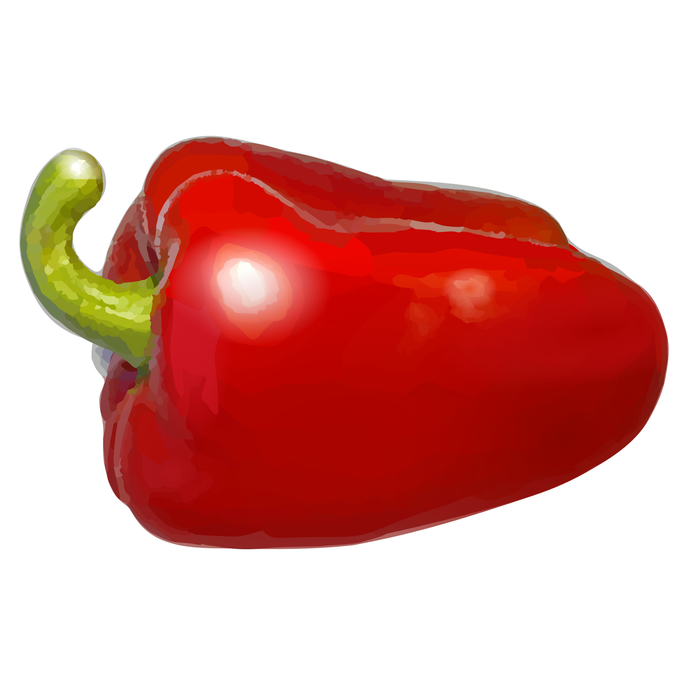векторный красный перец