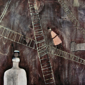 Эскиз декораций к пьесе Б.Шоу "Дом, где разбиваются сердца"