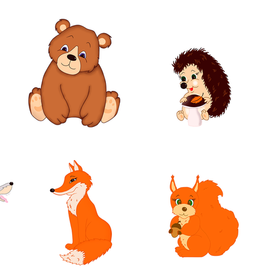 Вектор звери