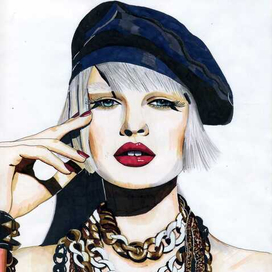 фэшнскетч "Parisienne"