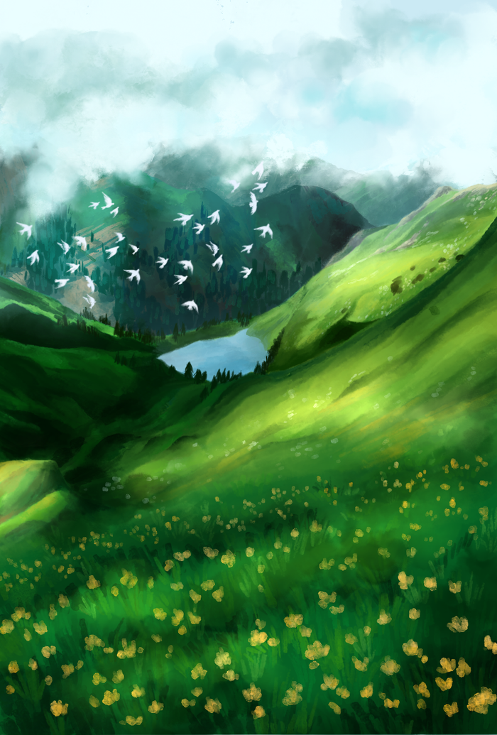 Горный пейзаж