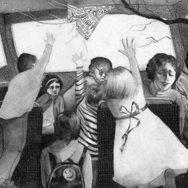 Воображаемая сцена в автобусе