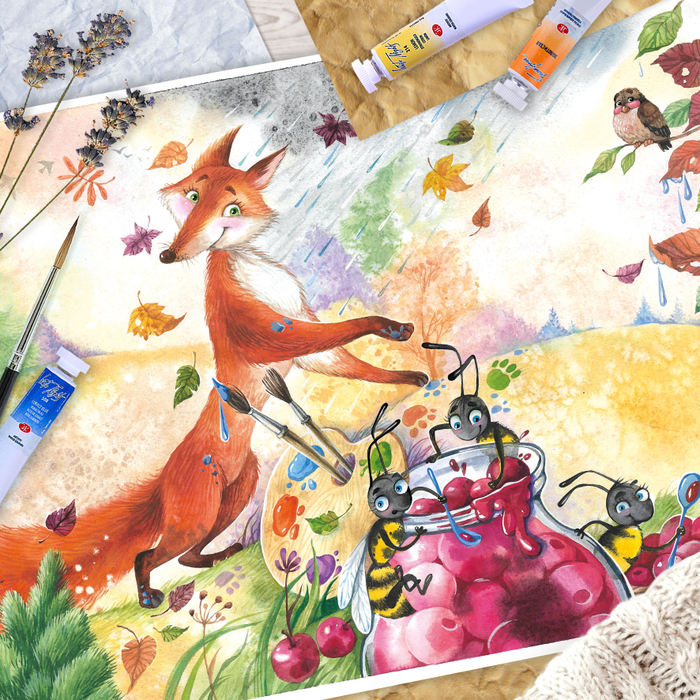 Осень-рыжая лиса