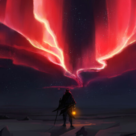 | Северное сияние | скетч