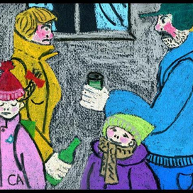 Волоколамск. Утро понедельника. Встреча на улице.