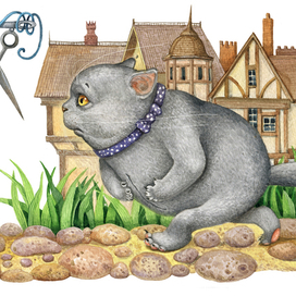 Кот и попугай. Английская сказка