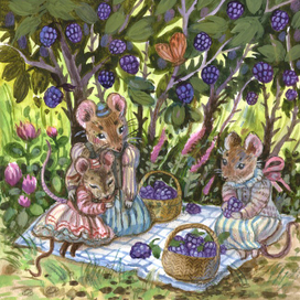 мышки на пикнике