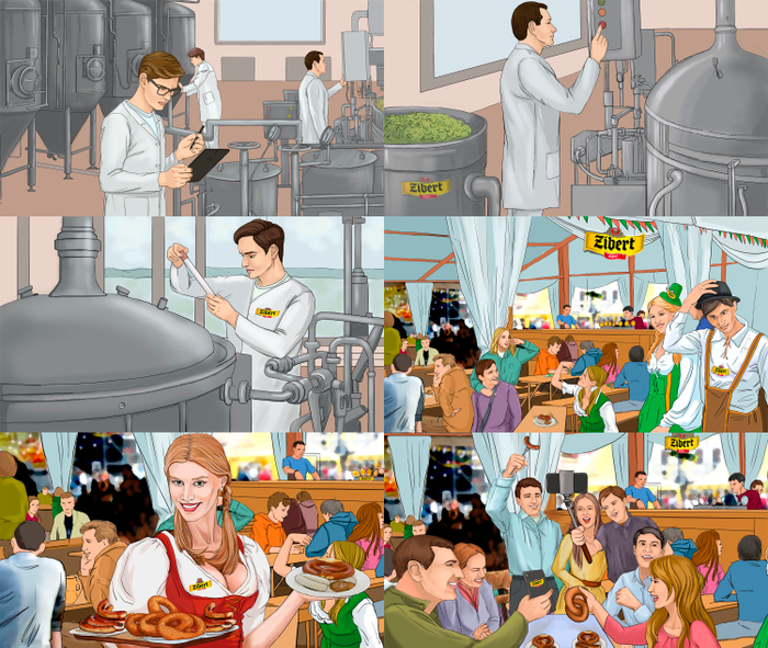 Раскадровка к рекламному ролику