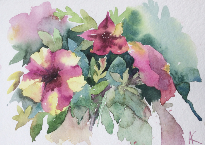 Мамины петуньи 