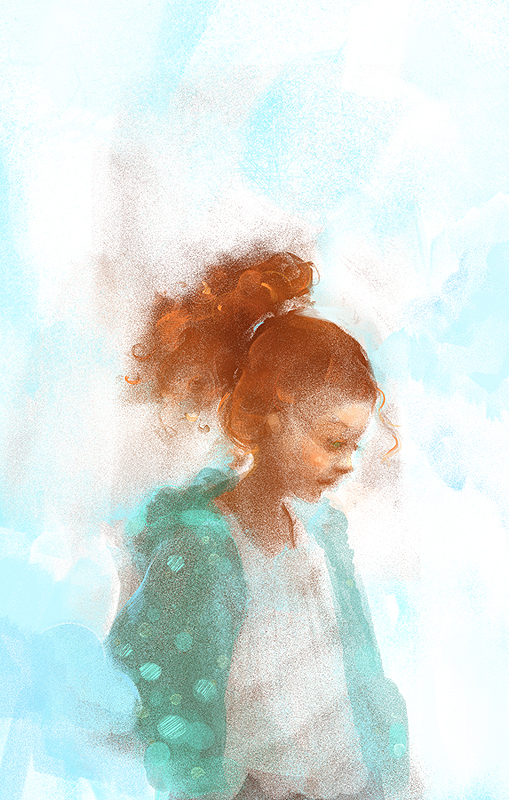 скетч.воробушек