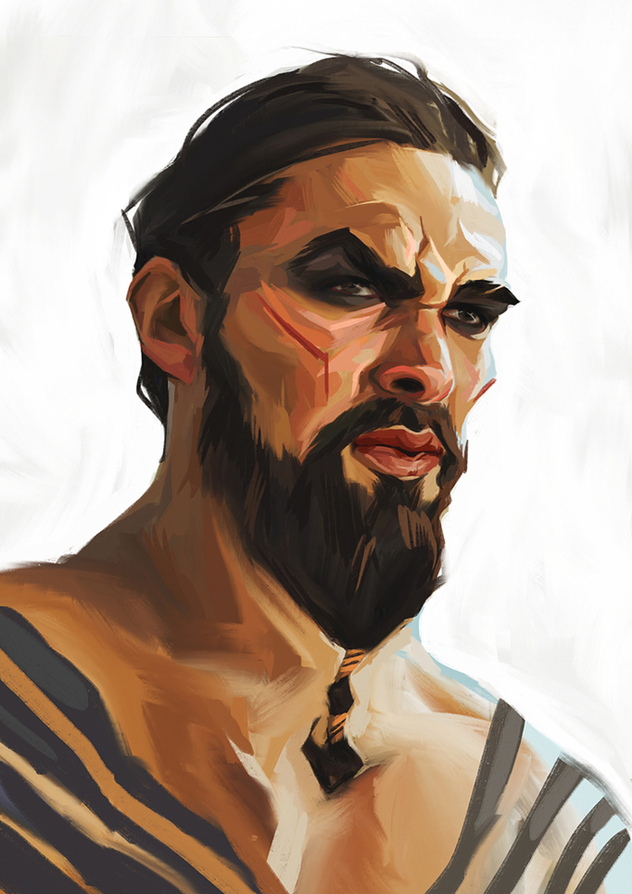 Джейсон Момоа в роли Кхала Дрого