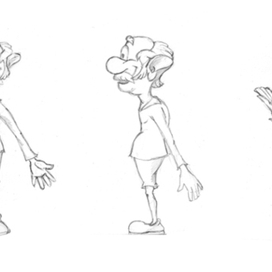 скетч деда для анимации