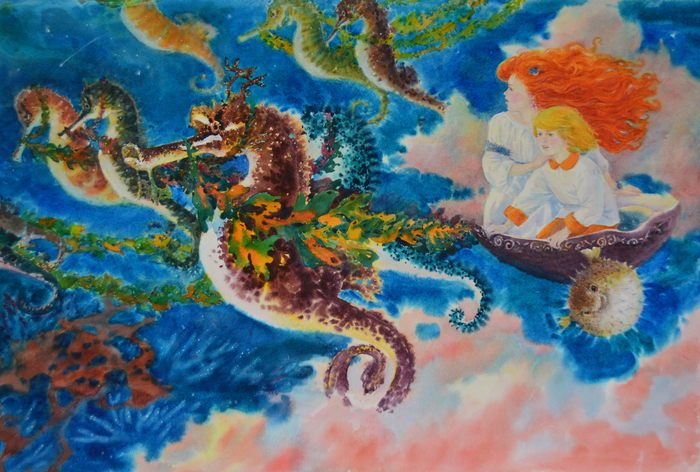 иллюстрация к сказке "Мир грёз"