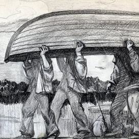 в одной лодке