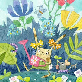 Зайчик садовник