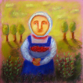 Девочка с малиной