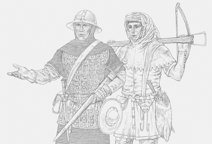 «Черная стрела». Роберт Льюис Стивенсон. Мастер Хэтч и Дик Шелтон.