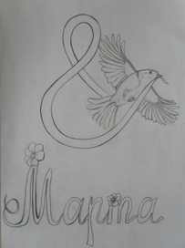 Набросок открытки