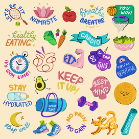 Стикеры про спорт