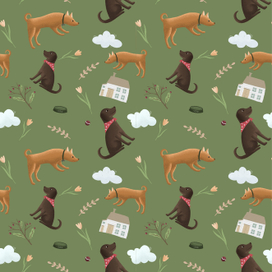 Dogs pattern
