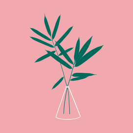 Ветки в вазе