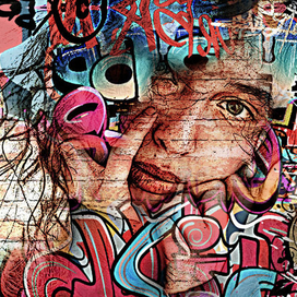 Портрет в стиле Граффити