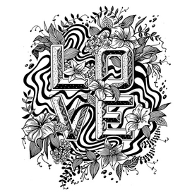 Леттеринг LOVE