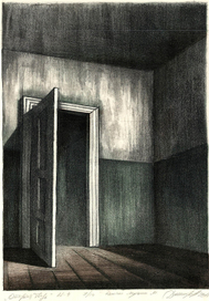 открытая дверь