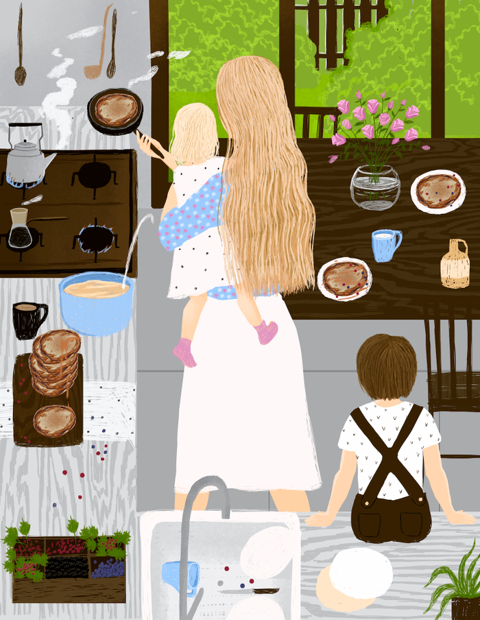 Любимая мама 