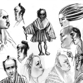 Япохи. Наброски персонажей