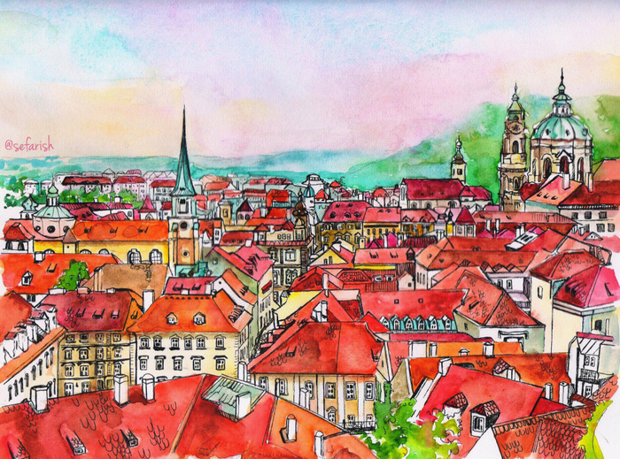 Красные крыши 