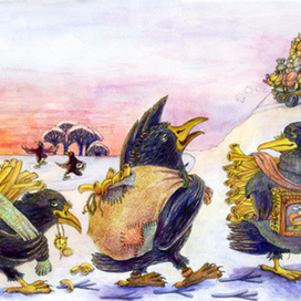 "Вороны и макароны"