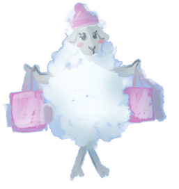 Новогодняя овечка