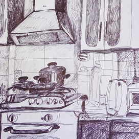 "Печка",20х15,б.,кар.,©