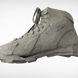 бетонный кроссовок