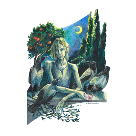 Людвиг с пернатыми друзьями