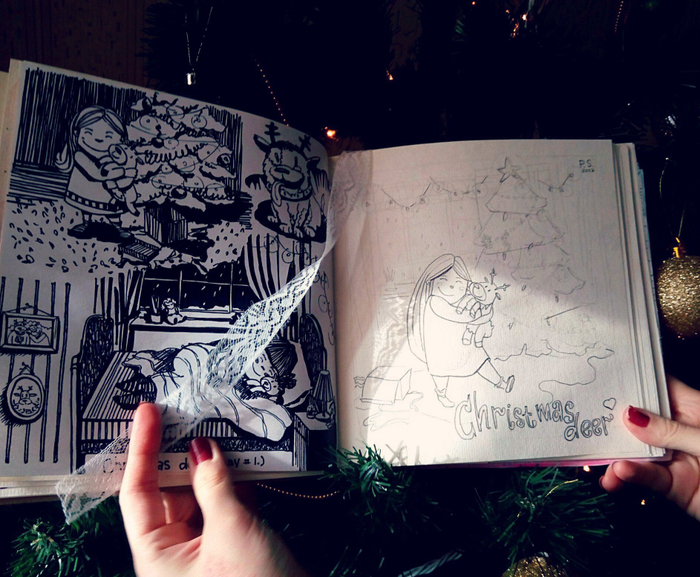 "Christmas deer" (2017y)