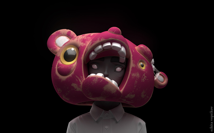 It's not me, it's just a mascot head