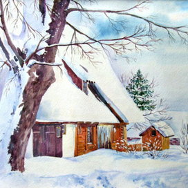 Белая зима...!