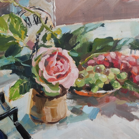 Натюрморт с розой