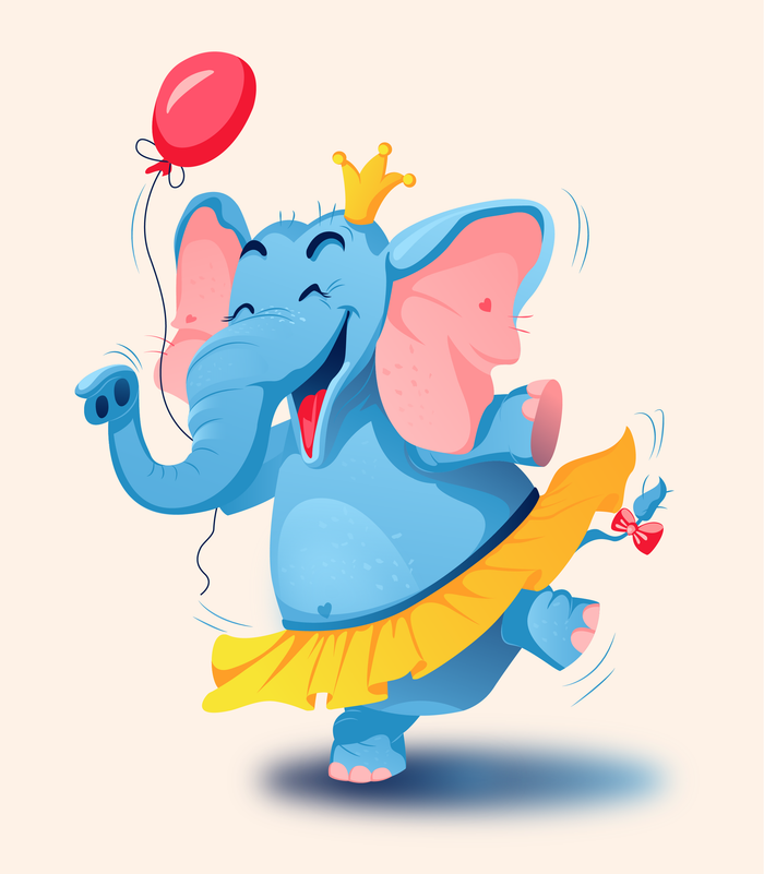 Веселый слоник 