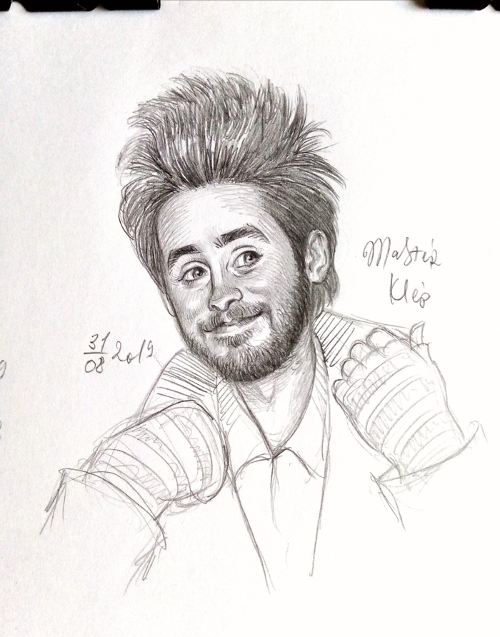 Скетч-портрет Jared Leto