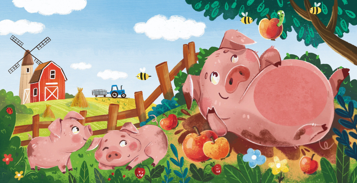 Тестовый разворот к тактильной книжке для малышей