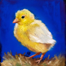 Цыпленок пастелью