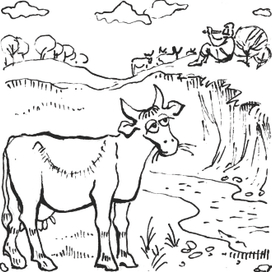 Иллюстрация к сказу П. Бажова "Каменный цветок"