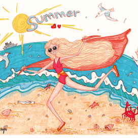 Девушка- Лето